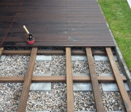 Bambus Terrasse