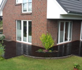 Bambus Terrasse