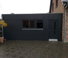 Garage Holzrahmenbau modernes Design