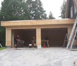 Garage Holzrahmenbau