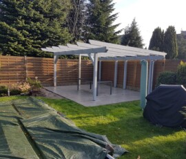 Terrassenüberdachung freistehend
