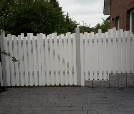 Verrückter Gartenzaun
